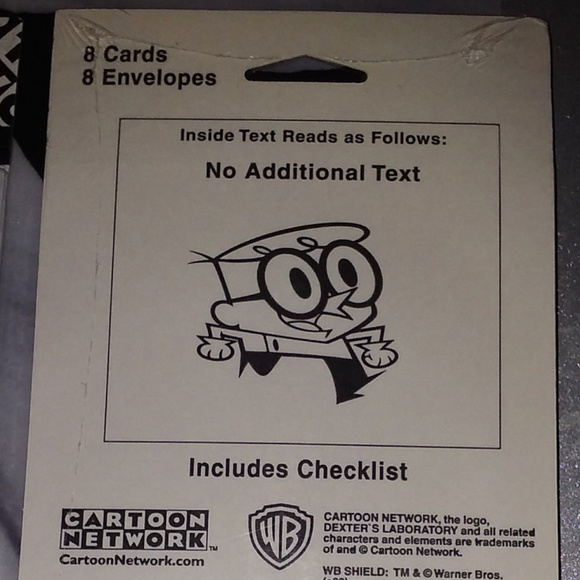 DEXTER'S LABORATORY CARTOON NETWORK 32pc THANK YOU CARDS/ENVELOPES~BIRTHDAY~NEW! - Picture 2 of 3